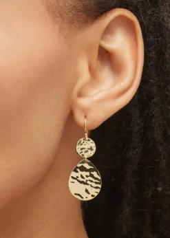 IppolitaSnowman Crinkle Earrings in 18K Gold