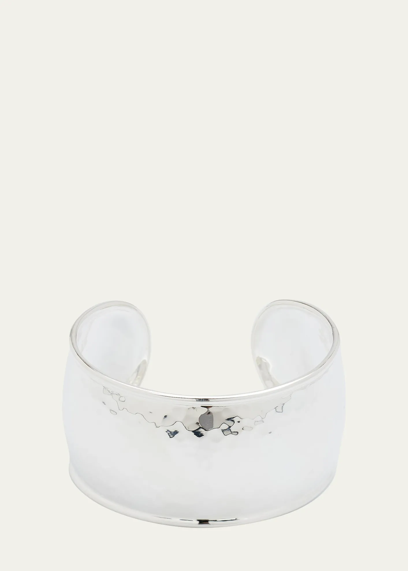 IppolitaStatement Hammered Cuff Bracelet in Sterling Silver