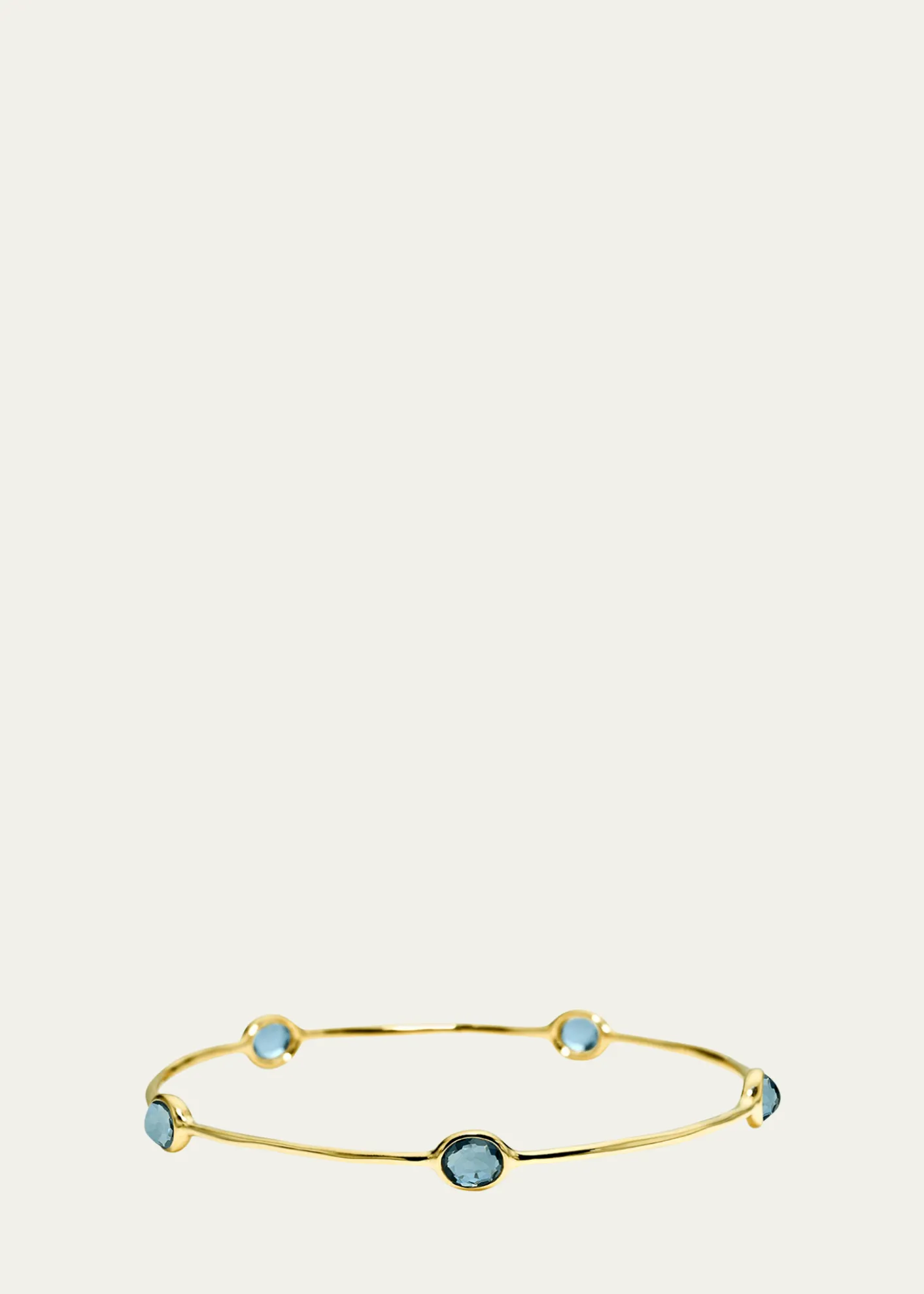 Ippolita5-Stone Bangle in 18K Gold