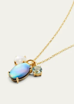 Ippolita3 Stone Pendant Necklace in 18K Gold