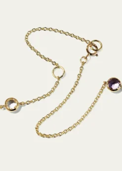 Ippolita13-Stone Station Necklace in 18K Gold