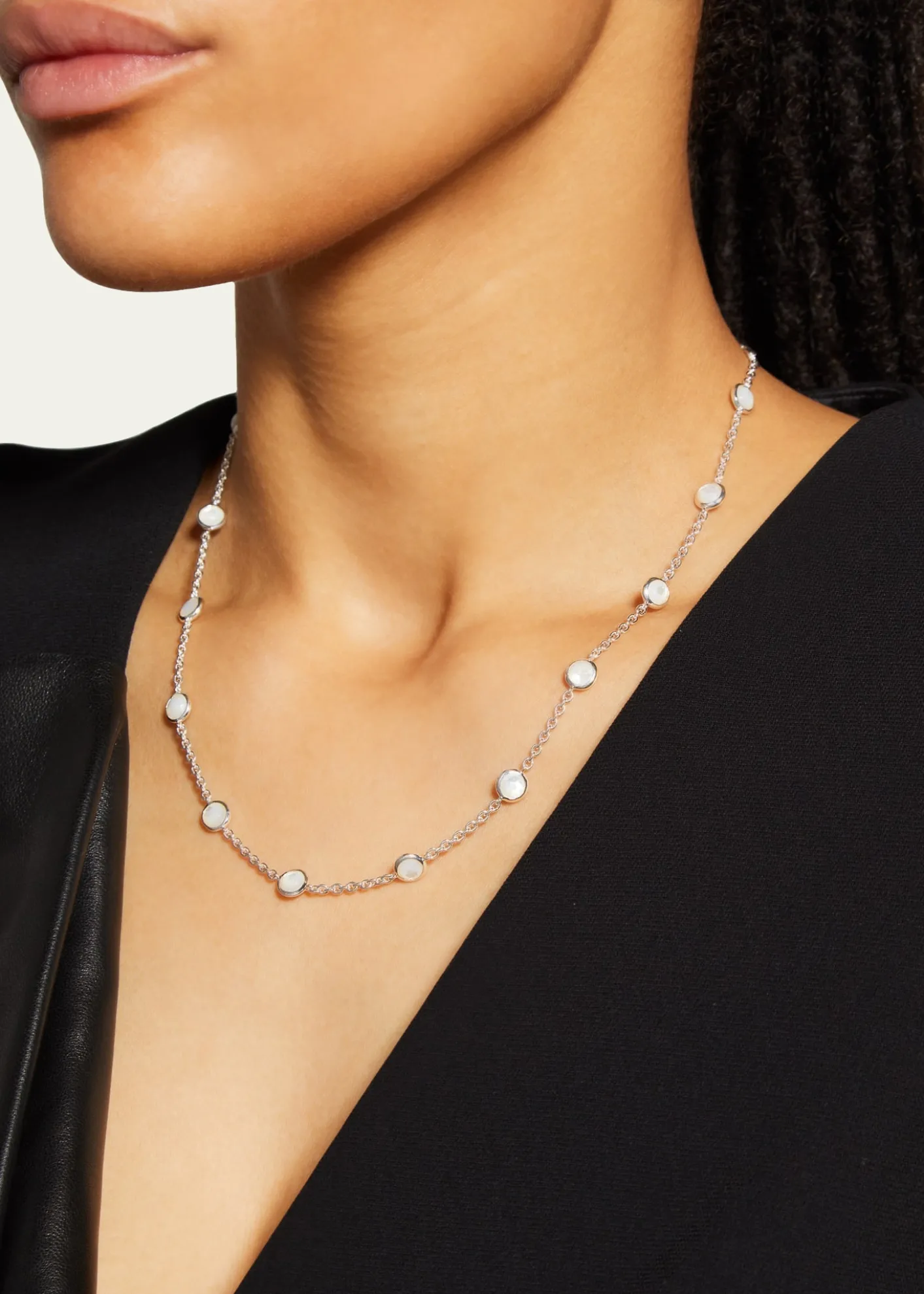 IppolitaStone Station Necklace in Sterling Silver