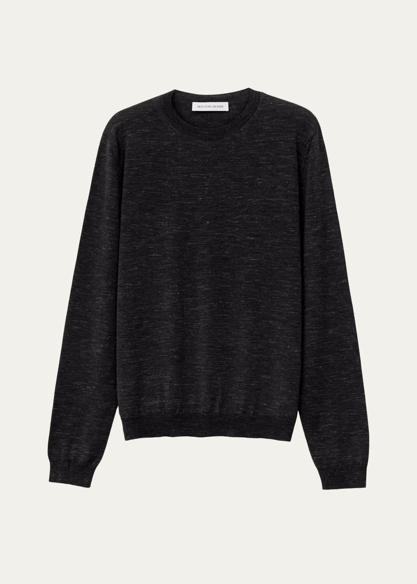 Iris Von ArnimMen's Wool, Silk and Linen Crewneck Sweater