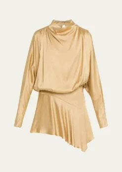 Isabel MarantNeline Asymmetric Mini Dress