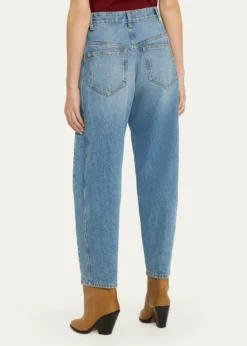 Isabel MarantOriane Barrel-Leg Ankle Jeans