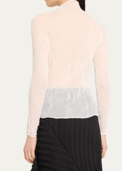 Issey MiyakeChiffon Twist-38 Sheer Top