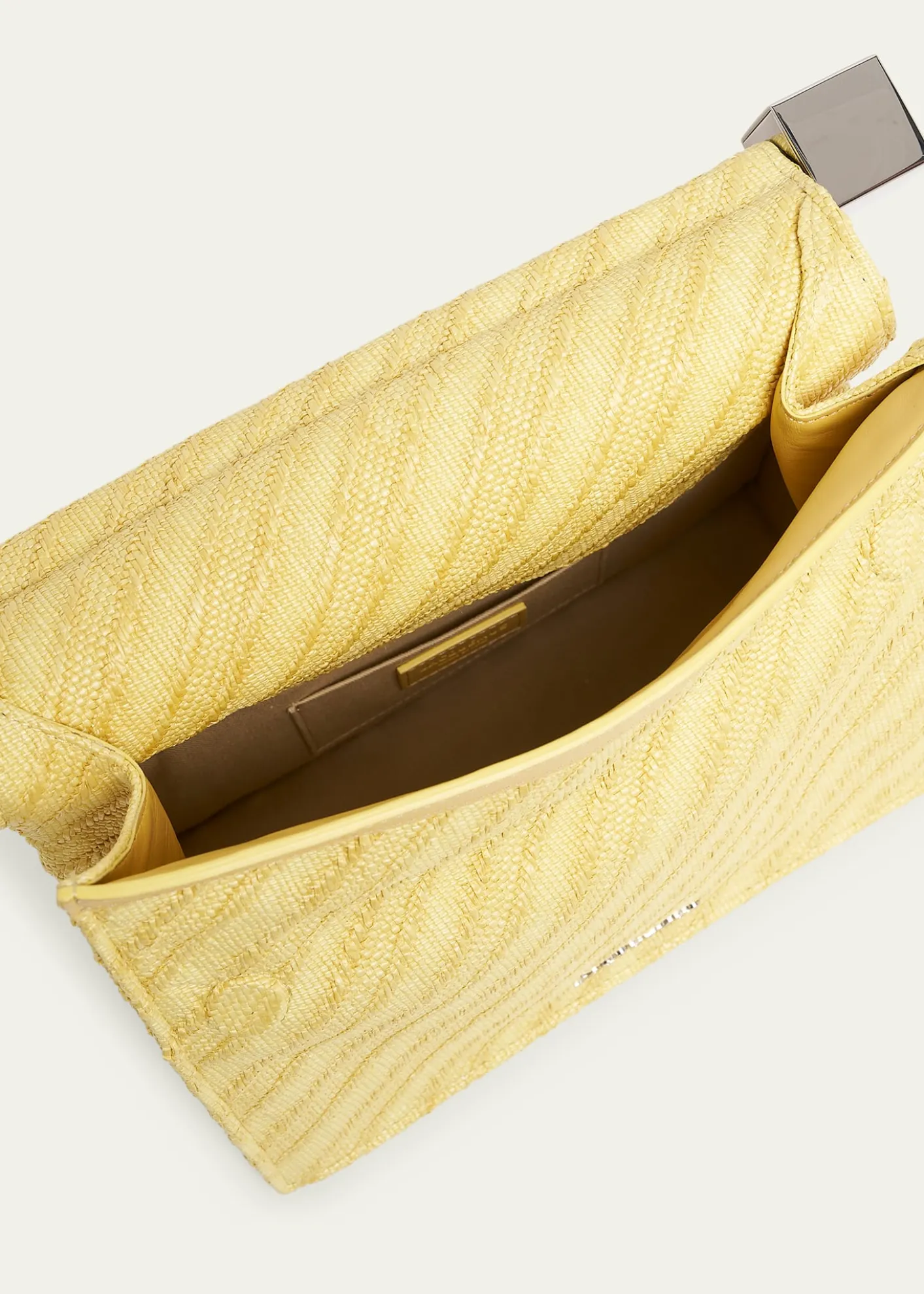 JacquemusLa Pochette Rond Carre Rolled Clutch Bag