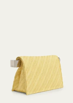 JacquemusLa Pochette Rond Carre Rolled Clutch Bag