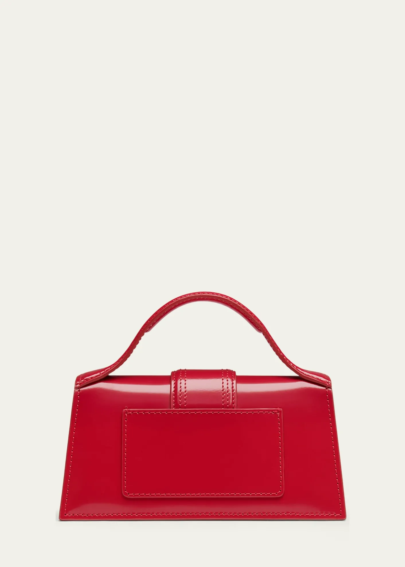 JacquemusLe Bambino Patent Top-Handle Bag
