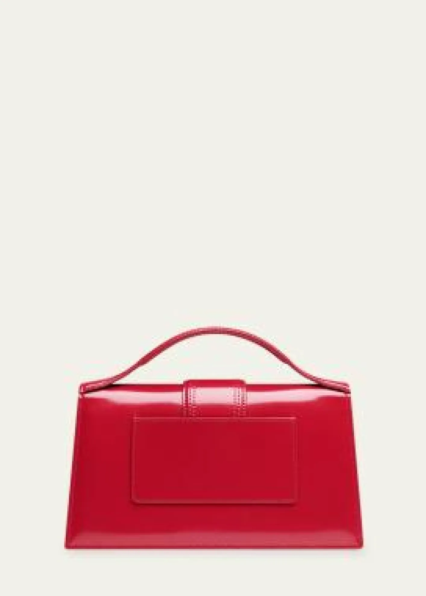 JacquemusLe Grand Bambino Leather Top Handle Flap Bag