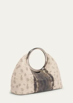 JacquemusLe Petit Calino Python-Embossed Top-Handle Bag