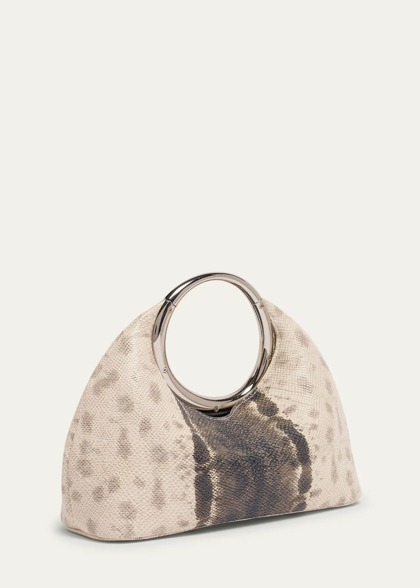 JacquemusLe Petit Calino Python-Embossed Top-Handle Bag