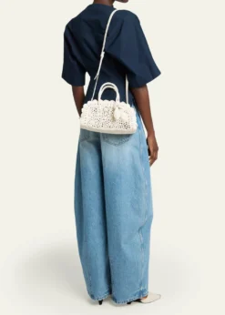 JacquemusLe Petit Turismo Crochet Top-Handle Bag