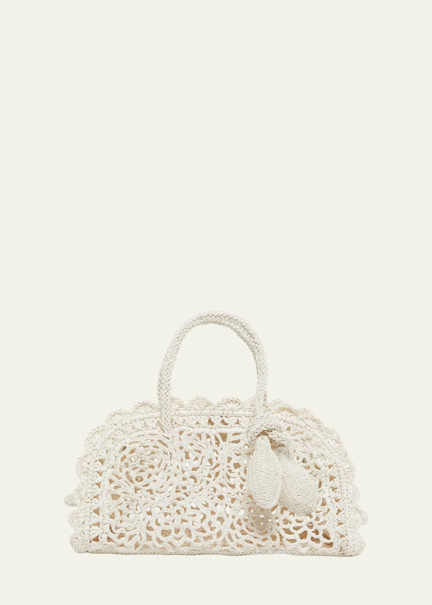 JacquemusLe Petit Turismo Crochet Top-Handle Bag