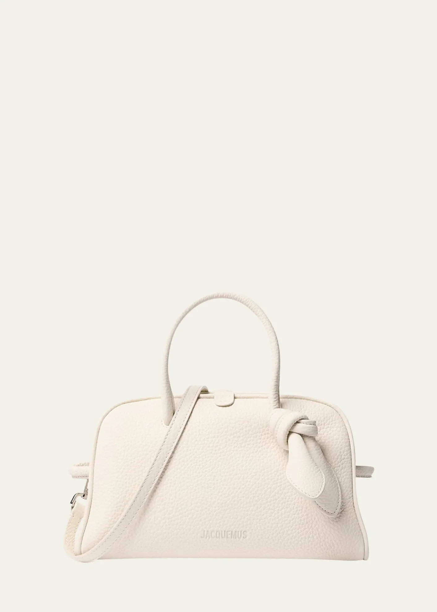 JacquemusLe Petit Turismo Leather Bowling Bag
