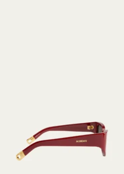 JacquemusLes Lunettes Gala Acetate Oval Sunglasses