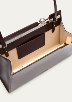 JacquemusLe Salon Rond-Carre Leather Shoulder Bag