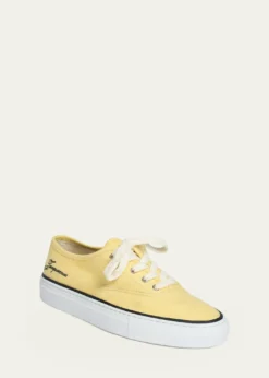 JacquemusLes Fefe Canvas Low-Top Boat Sneakers