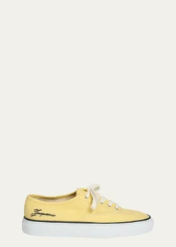 JacquemusLes Fefe Canvas Low-Top Boat Sneakers