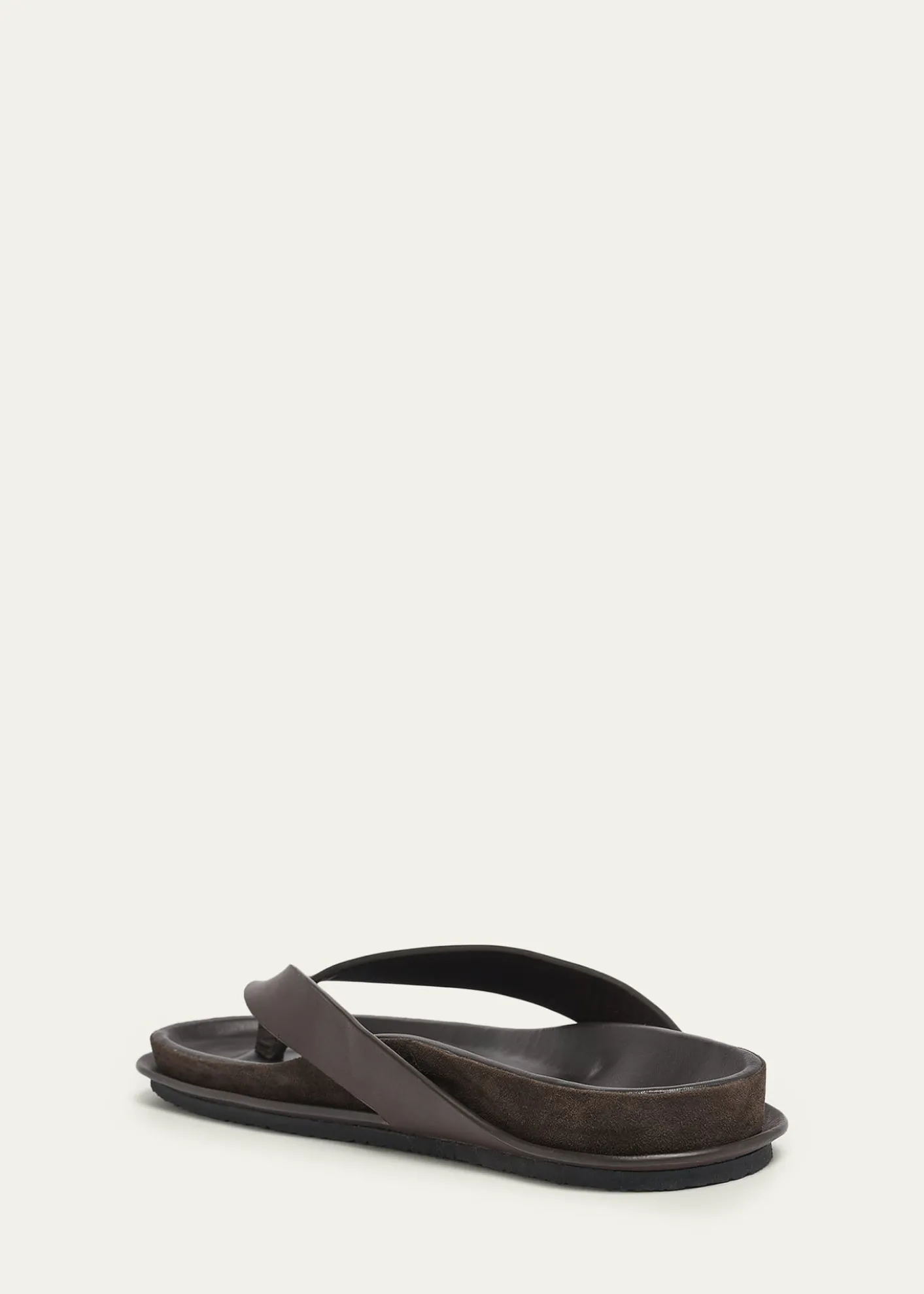 JacquemusMen's Les Tatanes Leather Thong Sandals