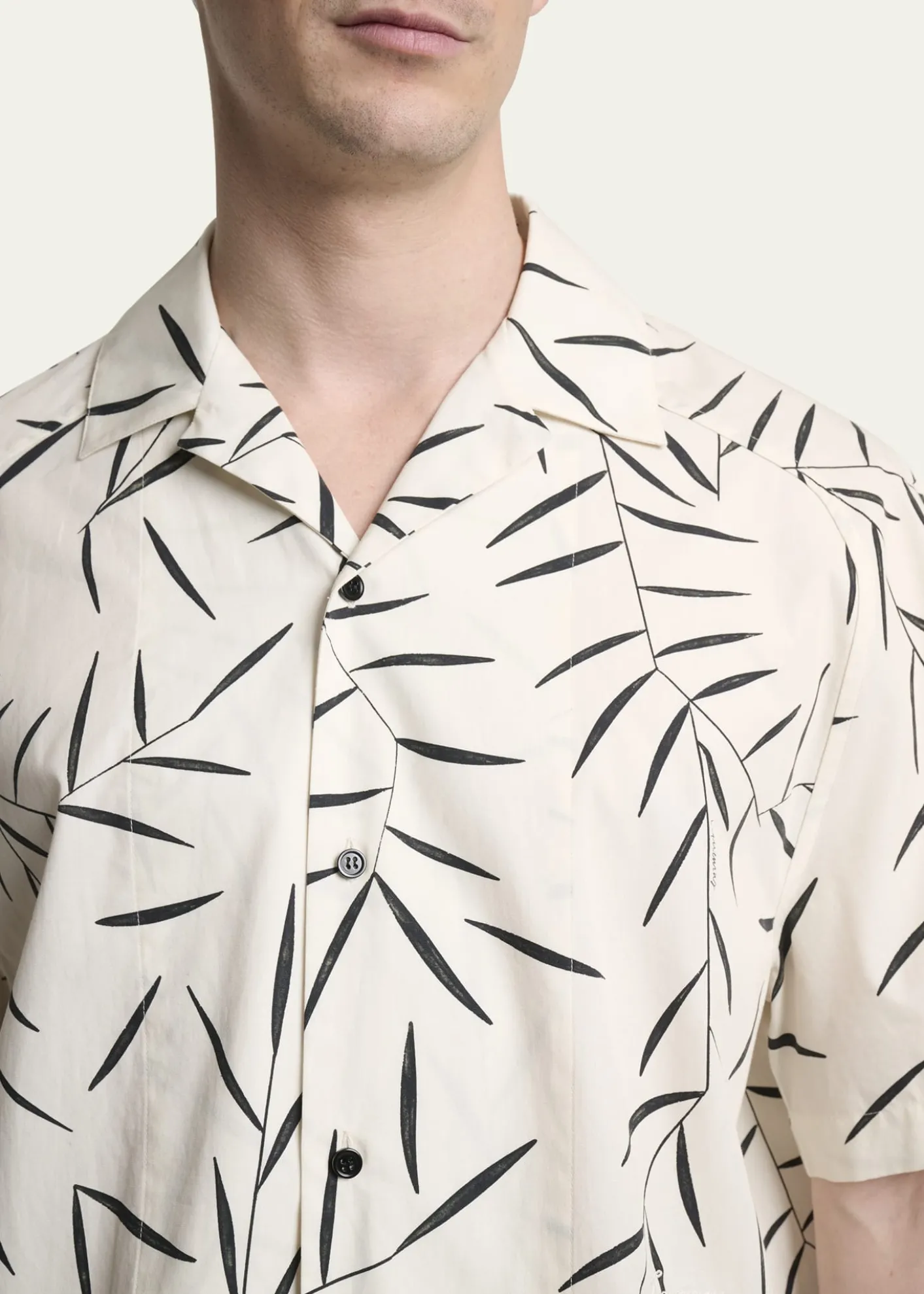 JacquemusMen's Fonccio Cotton Camp Shirt