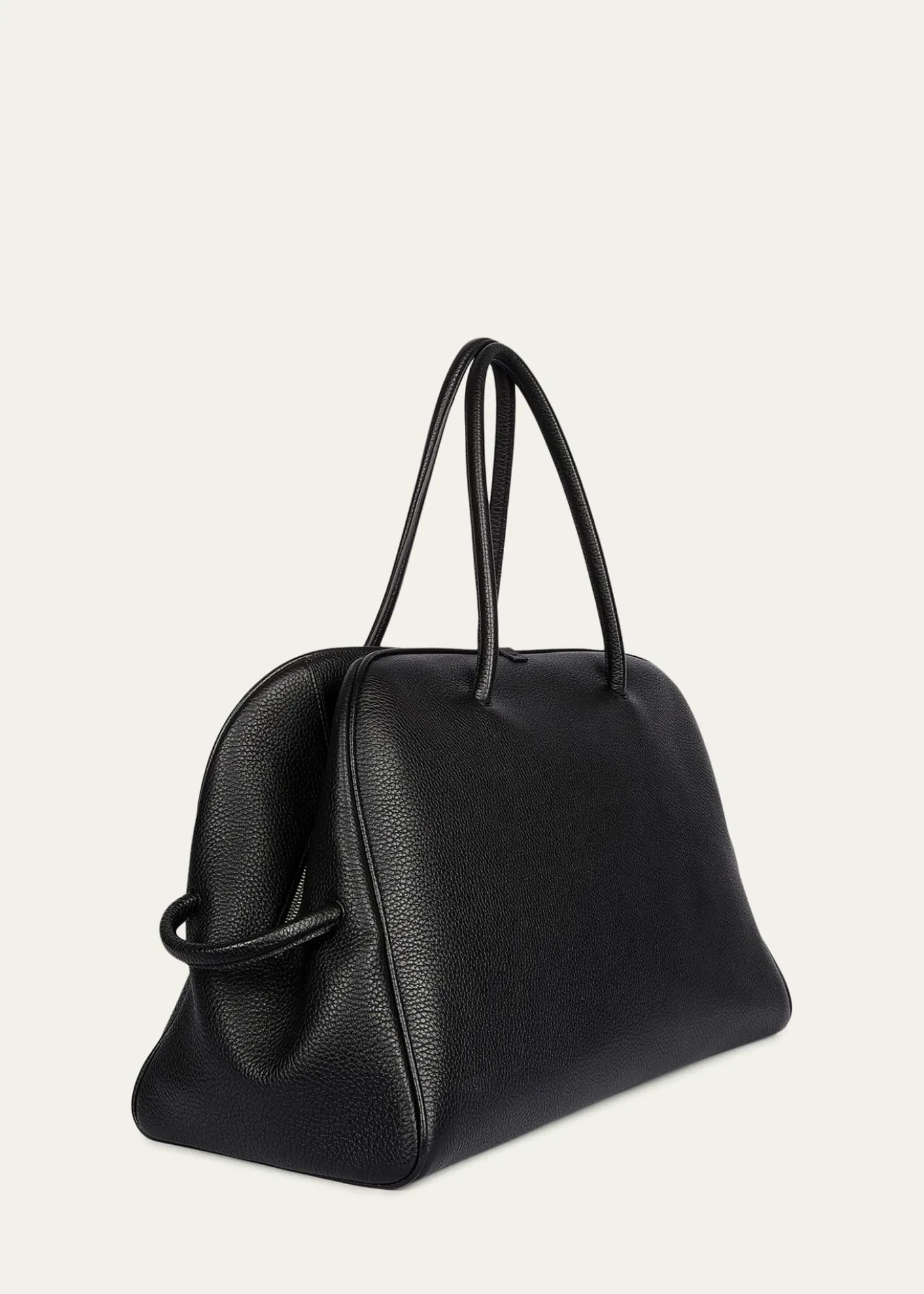 JacquemusMen's Le Grand Turismo Leather Bowling Bag