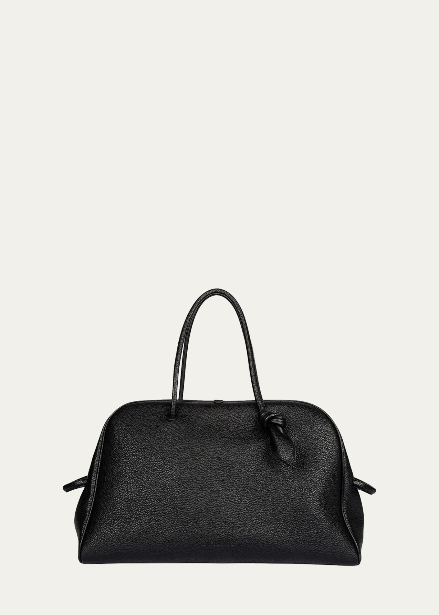 JacquemusMen's Le Grand Turismo Leather Bowling Bag