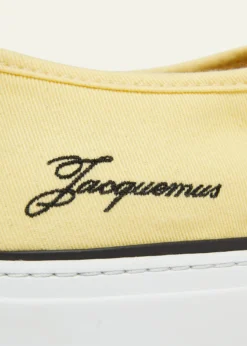 JacquemusMen's Les Fefe Canvas Low-Top Sneakers