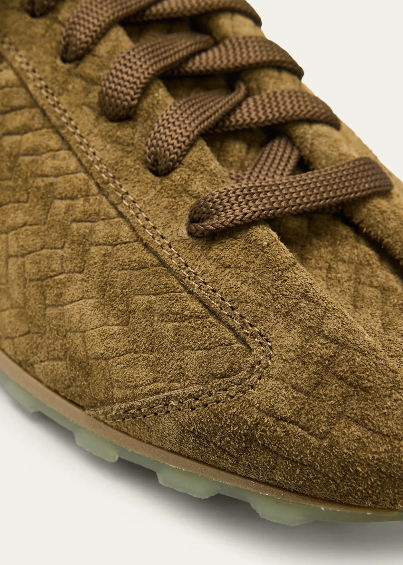 JacquemusMen's Les Tennis Woven Suede Low-Top Sneakers