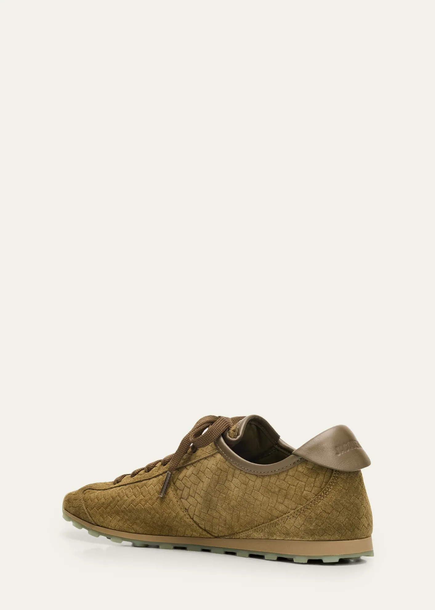JacquemusMen's Les Tennis Woven Suede Low-Top Sneakers