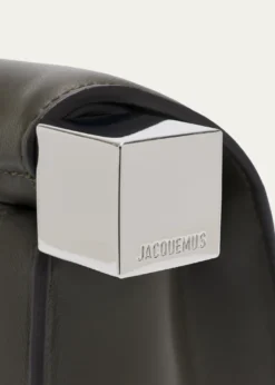 JacquemusRonde Carré Leather Clutch