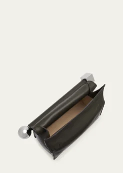 JacquemusRonde Carré Leather Clutch