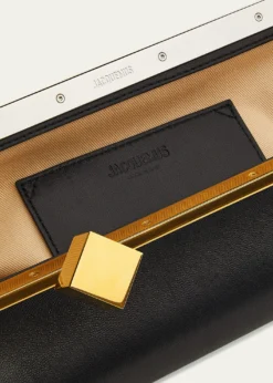 JacquemusThe Salon Leather Pochette Clutch Bag