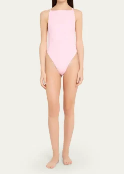 JacquemusThe Sole Open-Back One-Piece Swimsuit