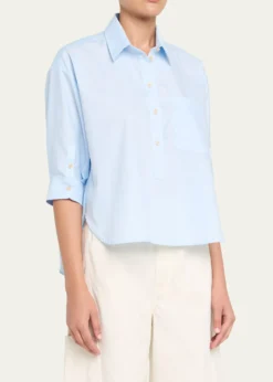 Jamie HallerThe Popover Cotton Poplin Shirt