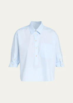 Jamie HallerThe Popover Cotton Poplin Shirt