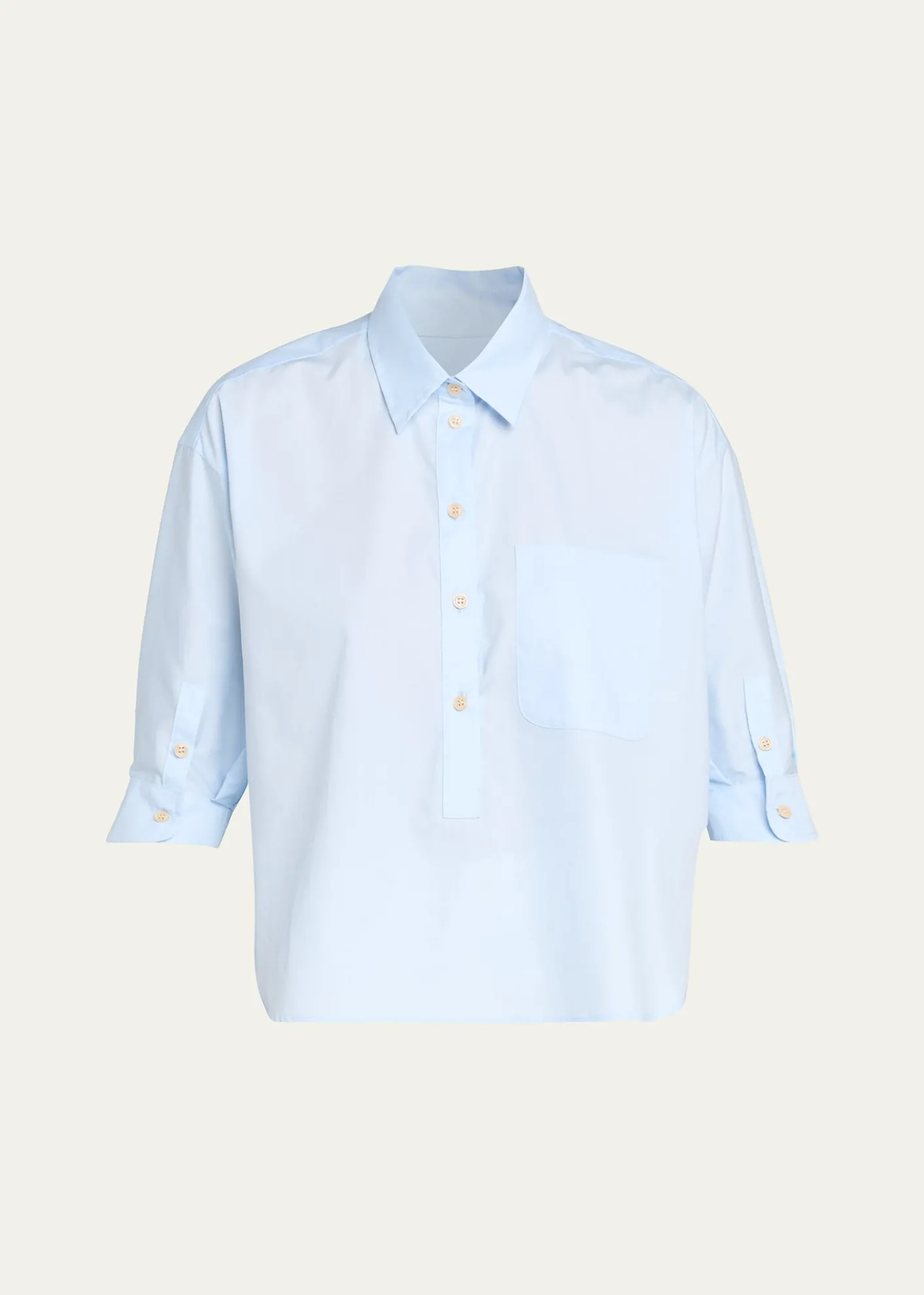 Jamie HallerThe Popover Cotton Poplin Shirt