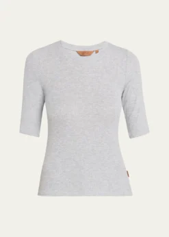Jamie HallerThe Rib Elbow Crewneck T-Shirt