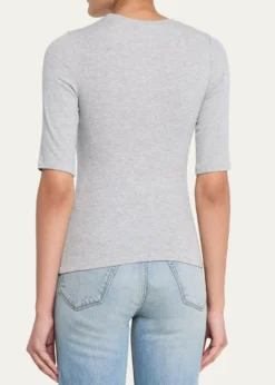 Jamie HallerThe Rib Elbow Crewneck T-Shirt