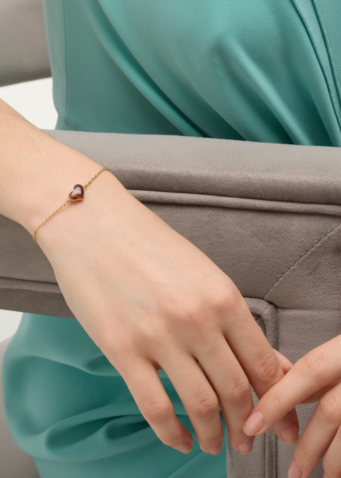Jan LeslieGemstone Heart Bracelet