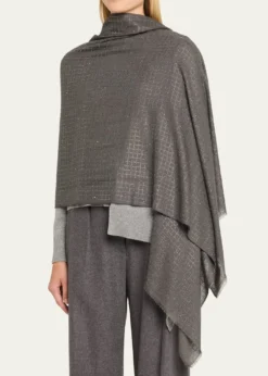 Janavi IndiaChecks and Lines Cashmere Scarf