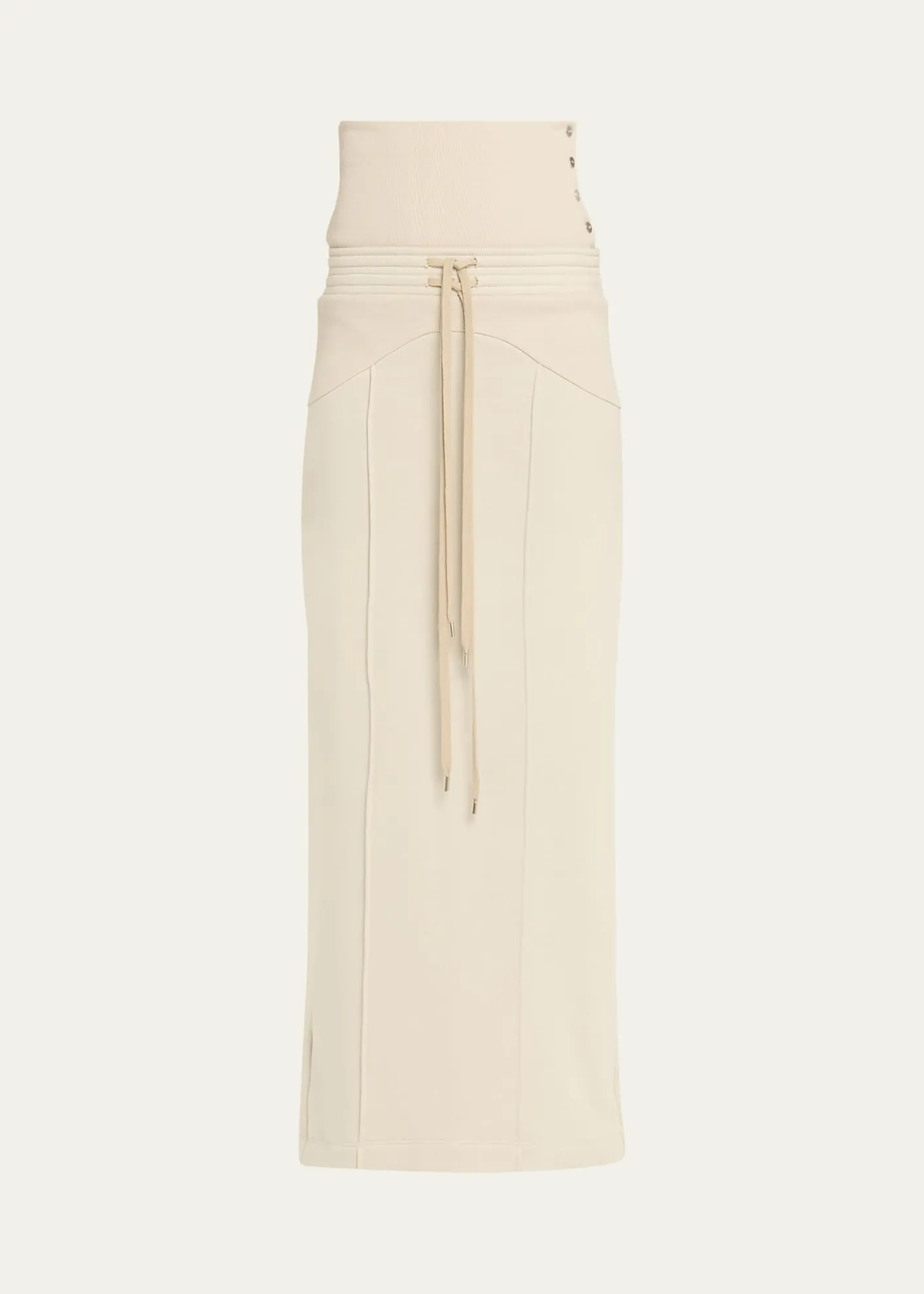Jane WadePinstripe Short-Sleeve Dress