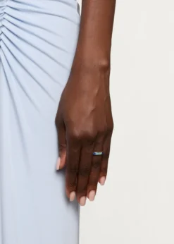 Jan LeslieLapis, Blue MOP and Turquoise Dash Band Ring