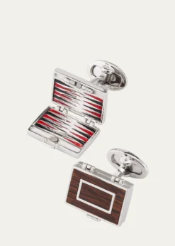 Jan LeslieMen's Backgammon Cufflinks