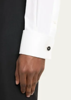 Jan LeslieMen's Black Onyx and Diamond Cufflinks