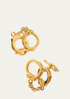 Jan LeslieMen's 18K Gold Vermeil Handcuff Cufflinks