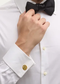 Jan LeslieMen's 18K Gold Vermeil Coin Cufflinks