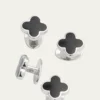 Jan LeslieMen's Mother-of-Pearl Clover Shirt Studs