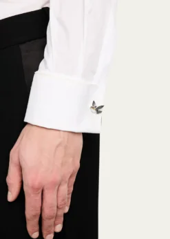 Jan LeslieMen's Peace Dove Sterling Silver Cufflinks