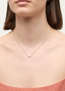 Jan LeslieMother-of-Pearl Single Heart Necklace